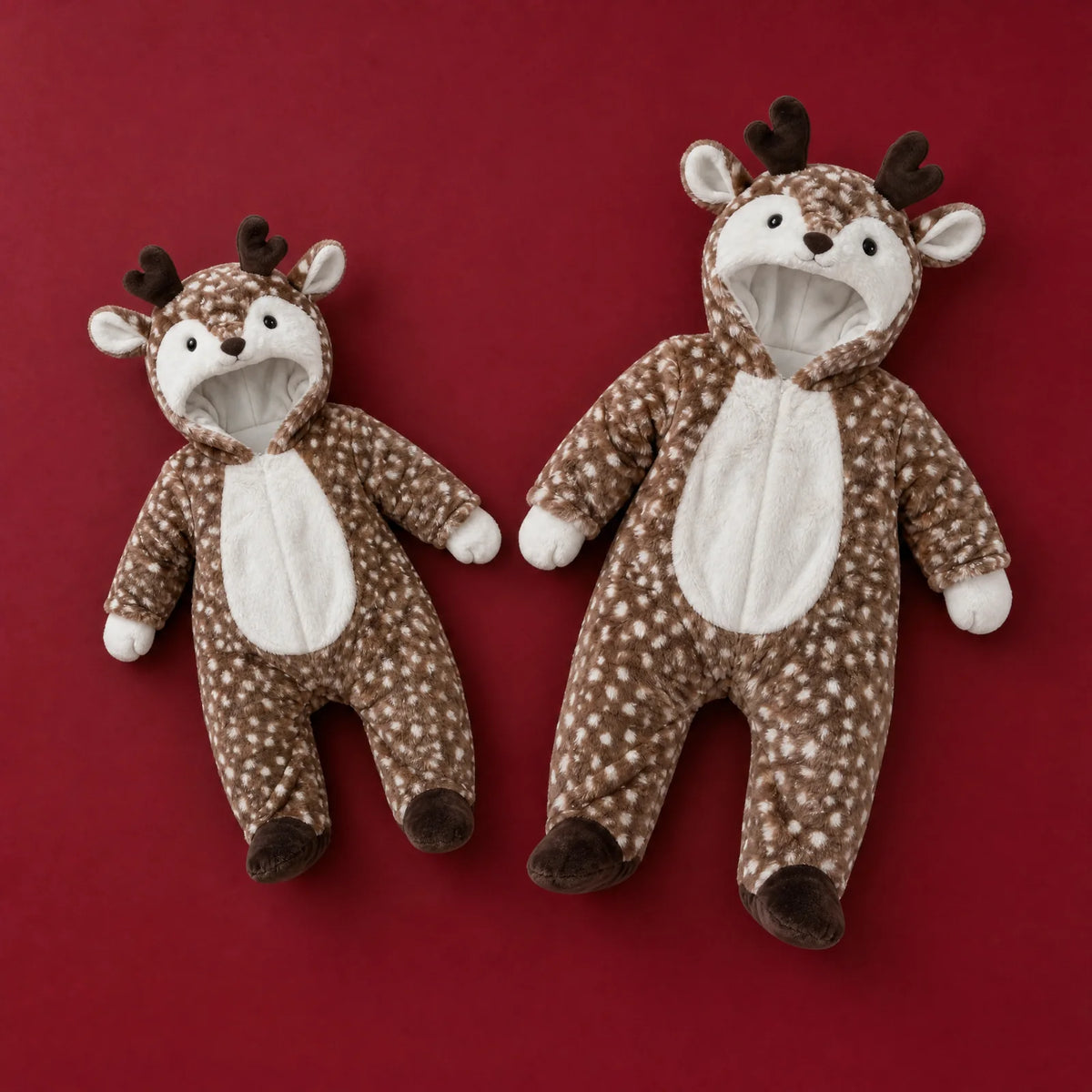 Two onesies in different sizes, sold in the selected bundle