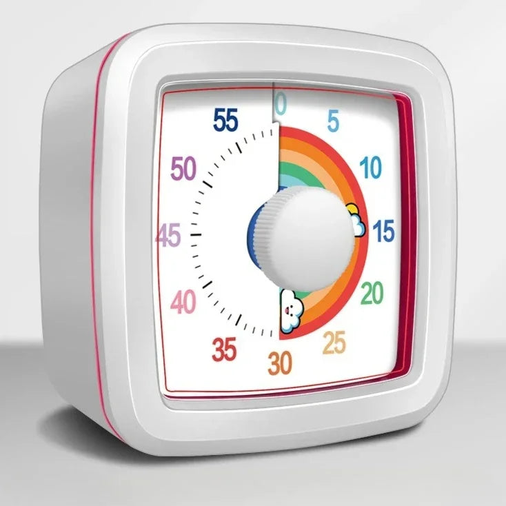 White Rainbow Time visual timer